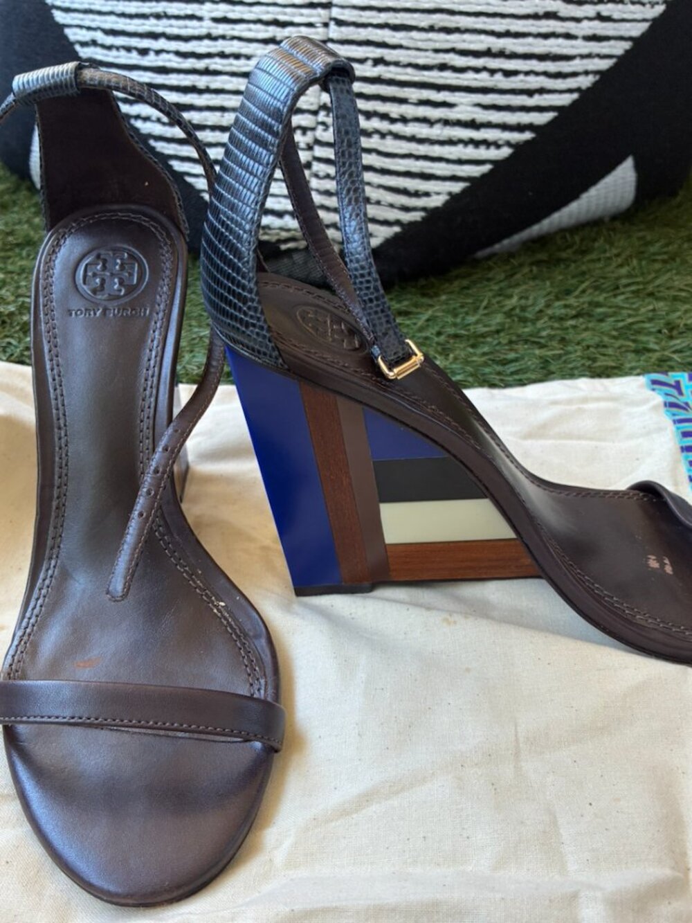 Tory Burch Color Block Wedge
